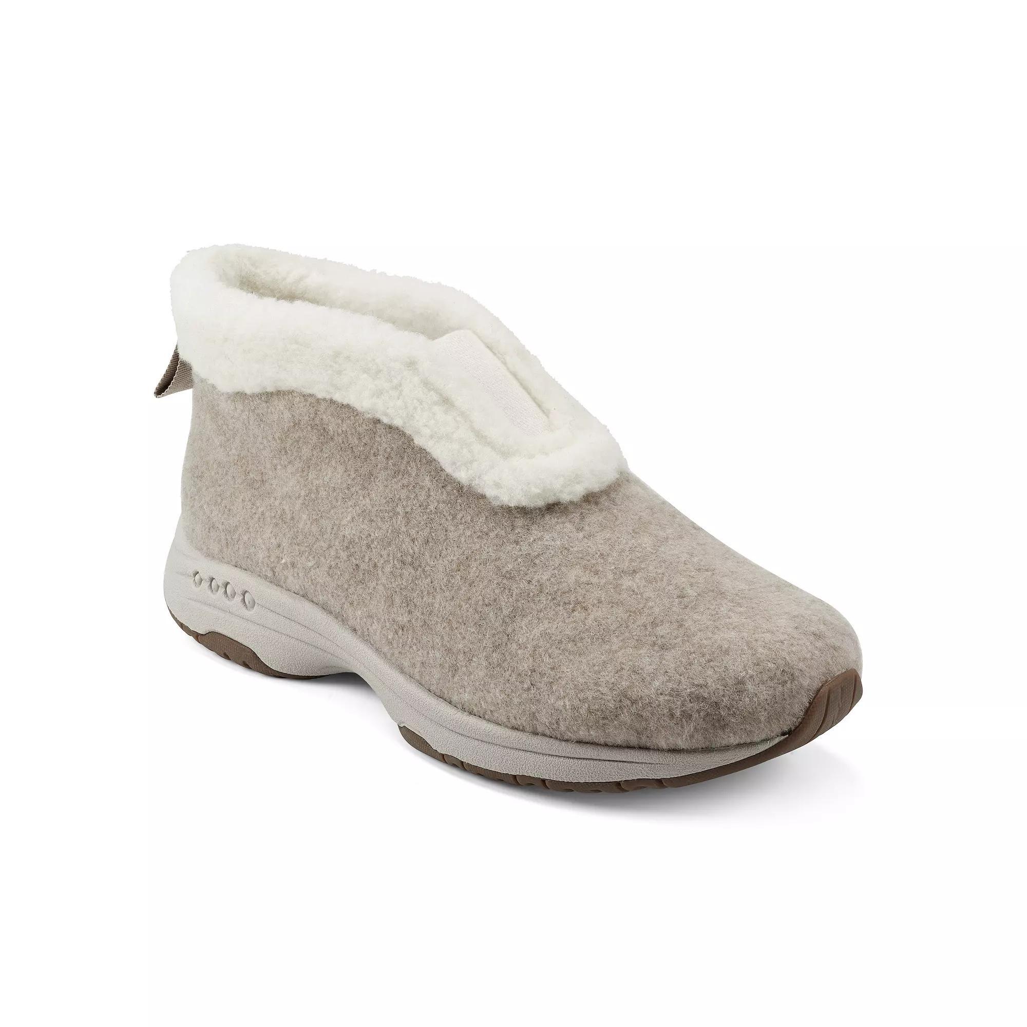 Easy Spirit Treepose Women's Faux-Fur Slipper Boots, Size: 6.5 N, Natural Product Image