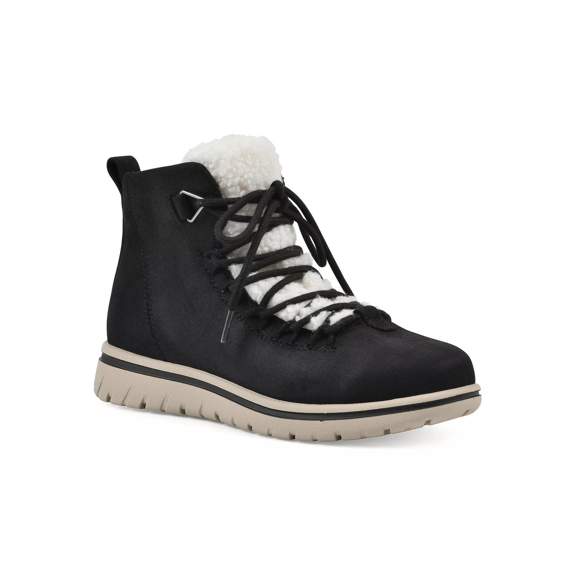 Cliffs by White Mountain Happiest Women's Booties, Size: 8, Black Fabric Product Image