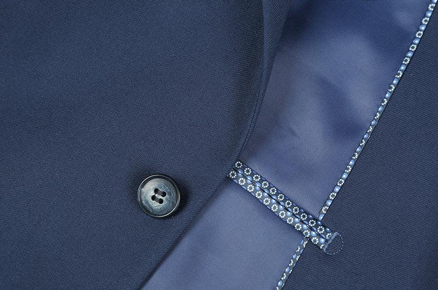 (Limited Sizes) Slim Fit 2 Piece Stretch Suit in Blue Product Image