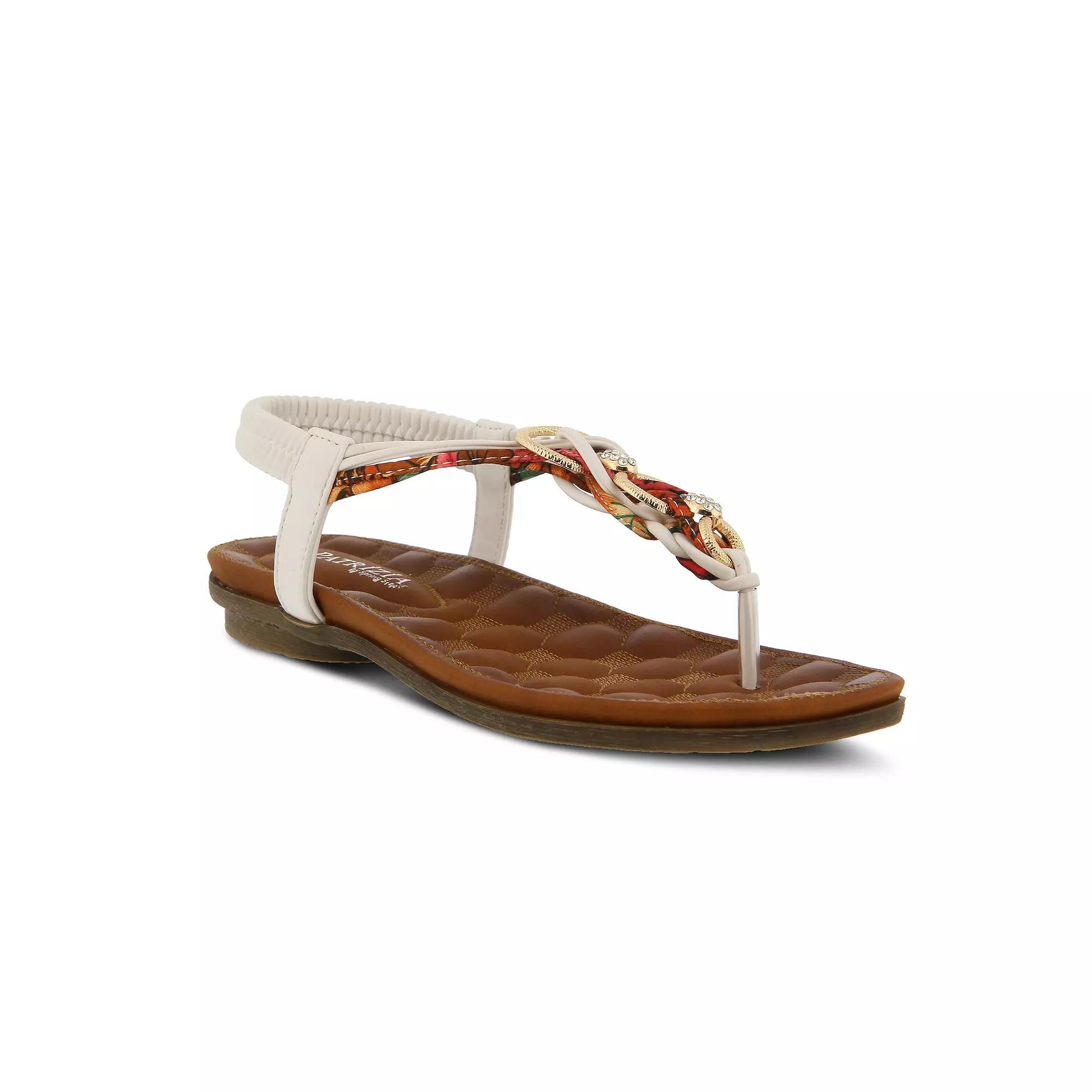 Patrizia Gadelina Women's T-Strap Sandals, Size: 36, White Team Product Image