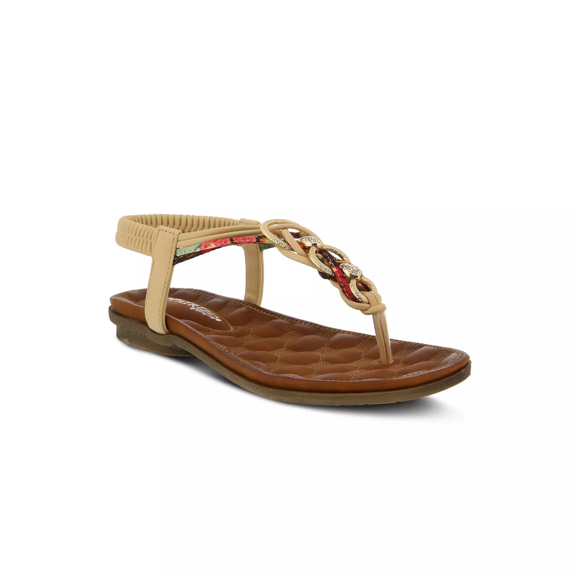Patrizia Gadelina Women's T-Strap Sandals, Size: 39, Blue Team Product Image