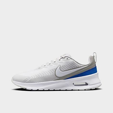 Nike Air Max Nuaxis Men's Running Shoes, Women's, Size: 10.5, Gray White Blue Product Image
