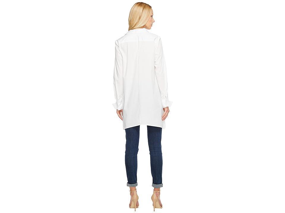Krazy Larry Button Down Tunic Women's Blouse Product Image