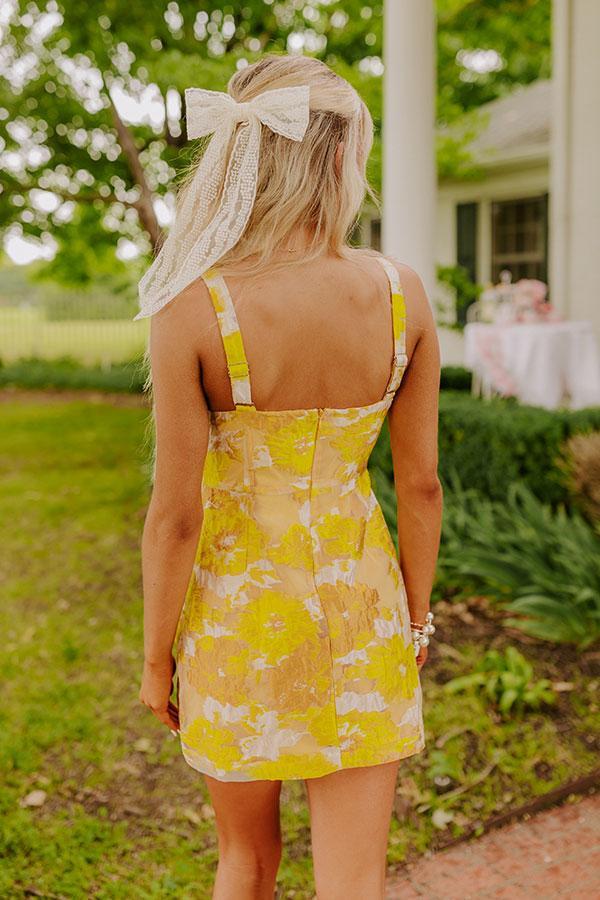 Gorgeous Smile Jacquard Mini Dress Product Image