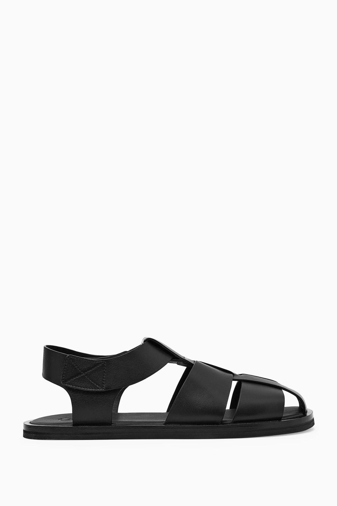 LEATHER FISHERMAN SANDALS Product Image