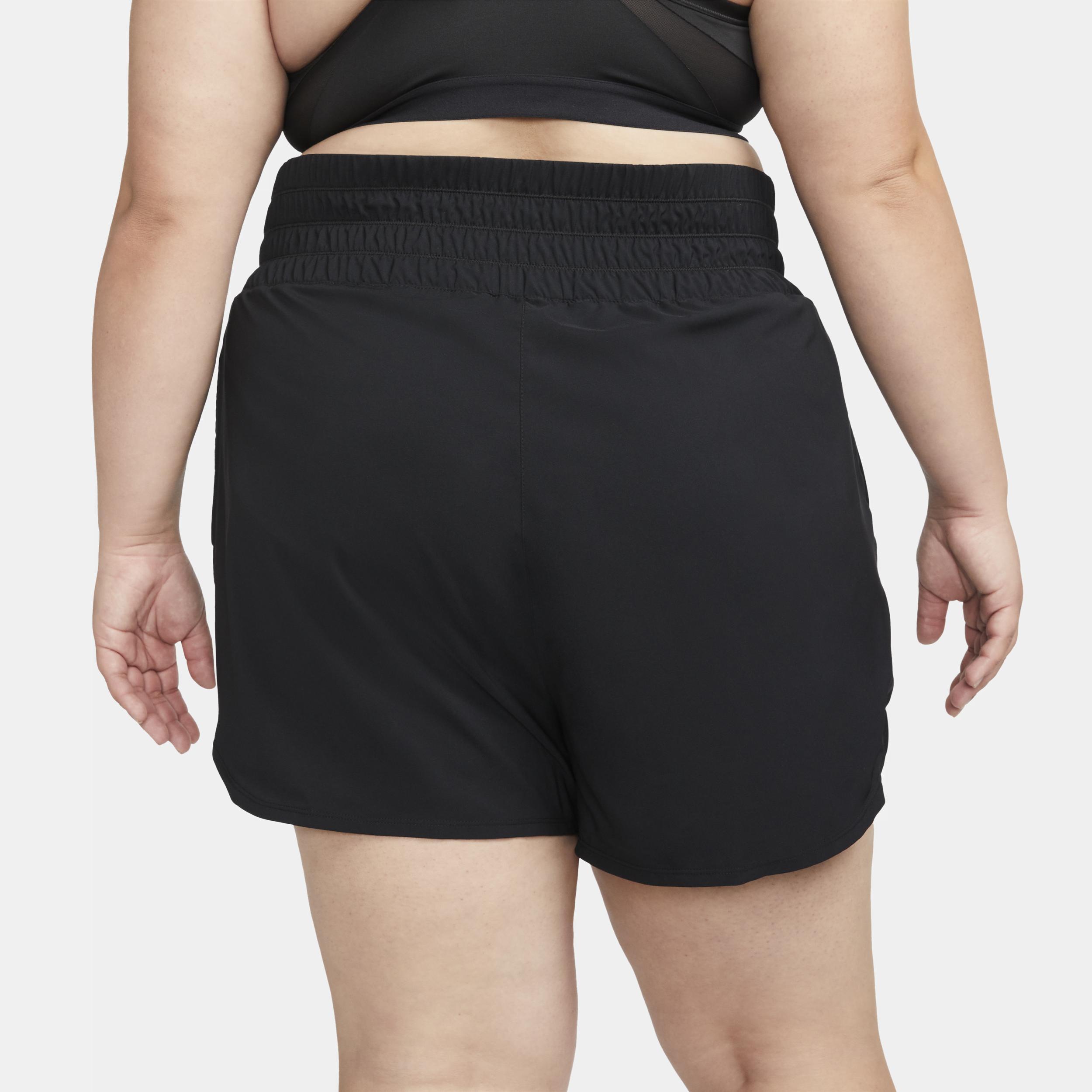 Nike Women's Dri-FIT One Ultra High-Waisted 3" Brief-Lined Shorts (Plus Size) Product Image