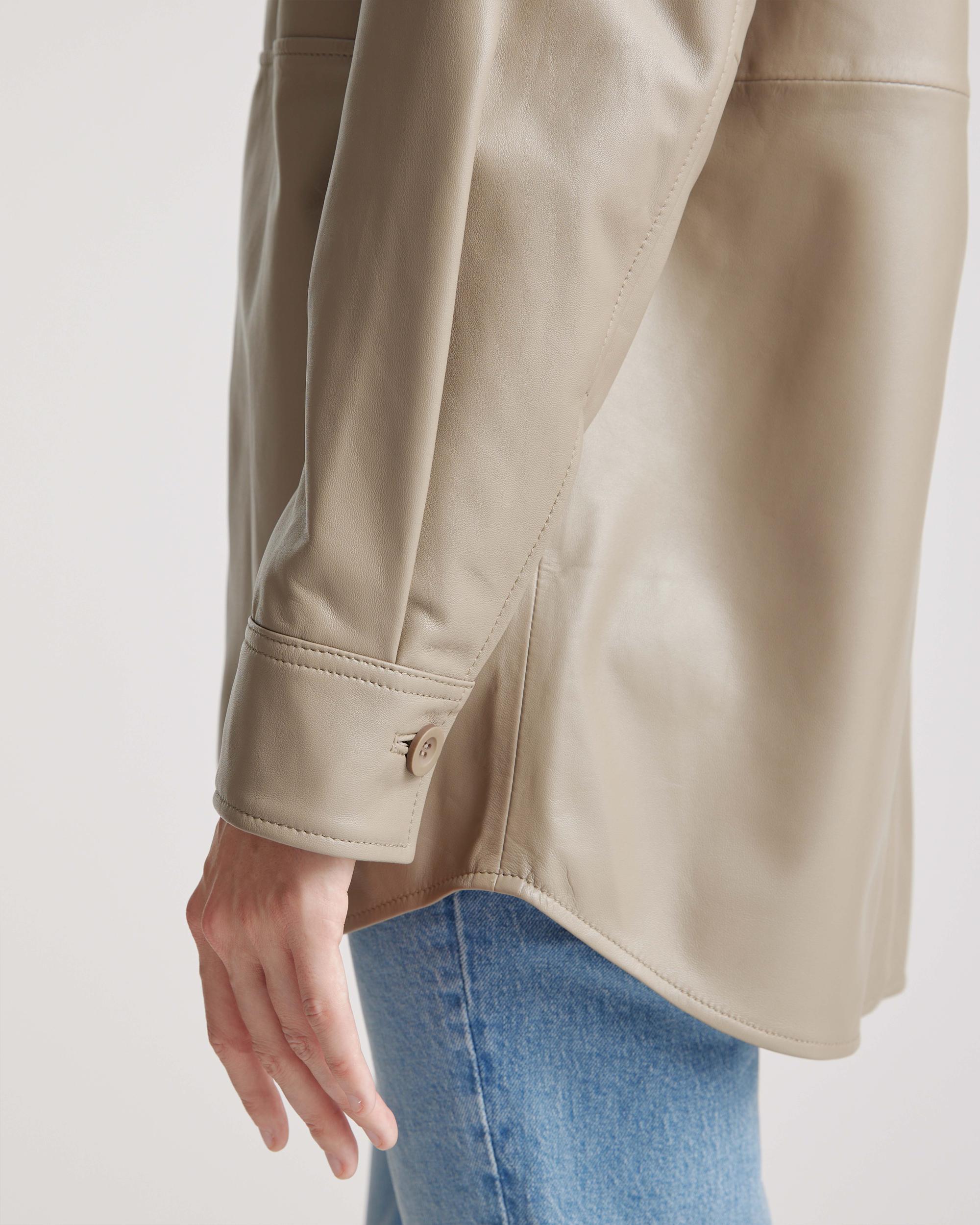 Quince | Women's Shirt Jacket Leather Product Image