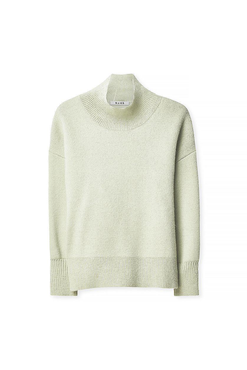 Knitted Turtle Neck Sweater Product Image