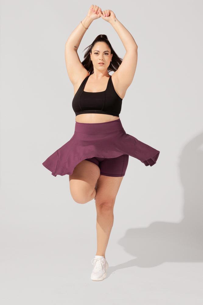 Twirl Skort (Regular) - Plum Product Image