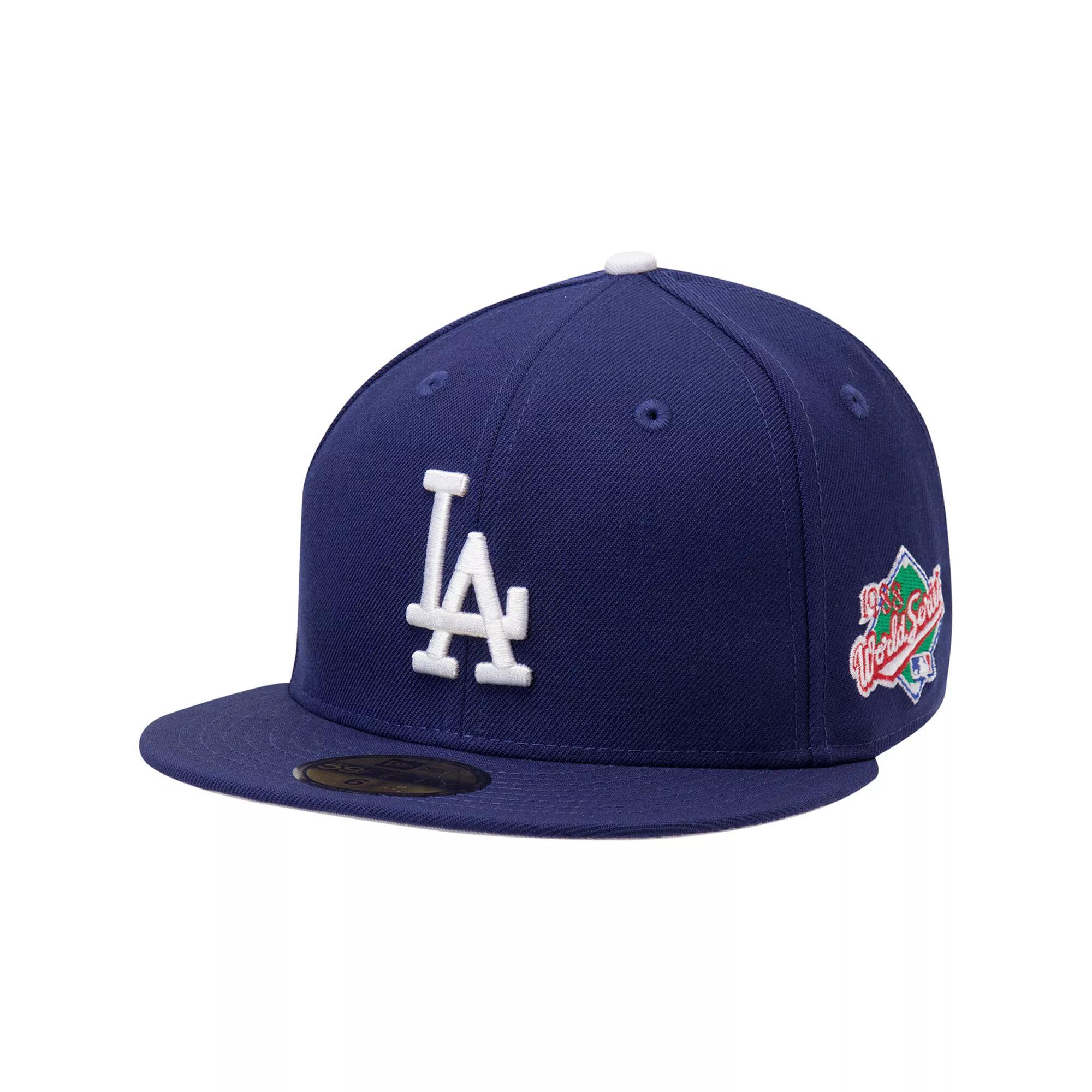 Mens New Era Los Angeles Dodgers 1988 World Series Wool 59FIFTY Fitted Hat Blue Product Image