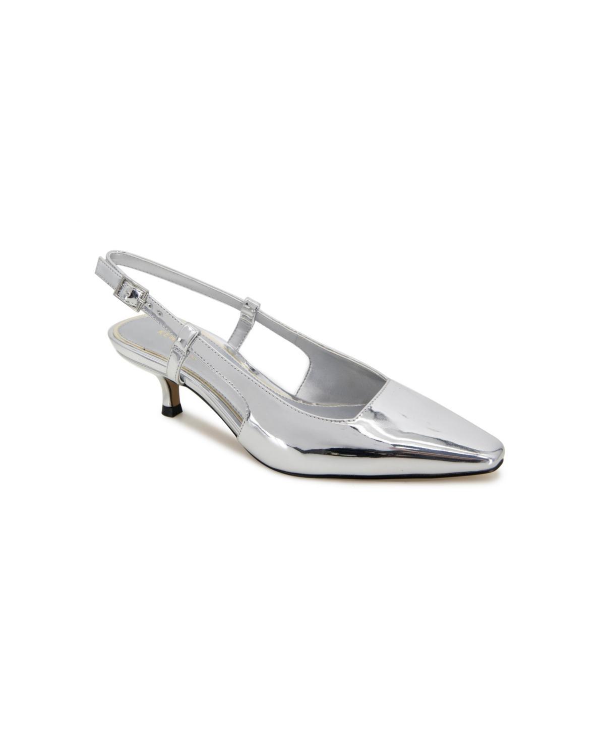 Kenneth Cole Womens Martha Pointed Toe Slip On Slingback Flats Product Image