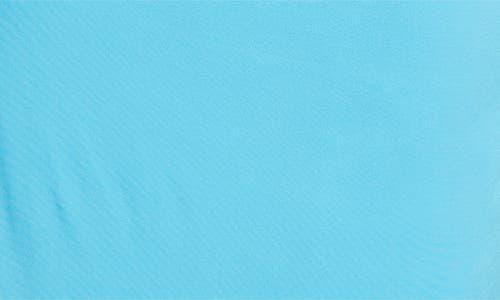 ALAÏA Draped Crepe-jersey Maxi Dress In Turquoise Product Image