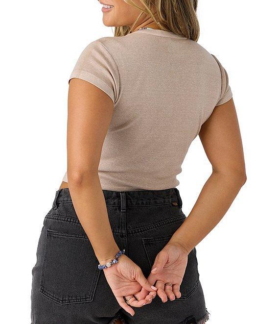 O'Neill Tropic Tide Short Sleeve Cropped Graphic T-Shirt Product Image