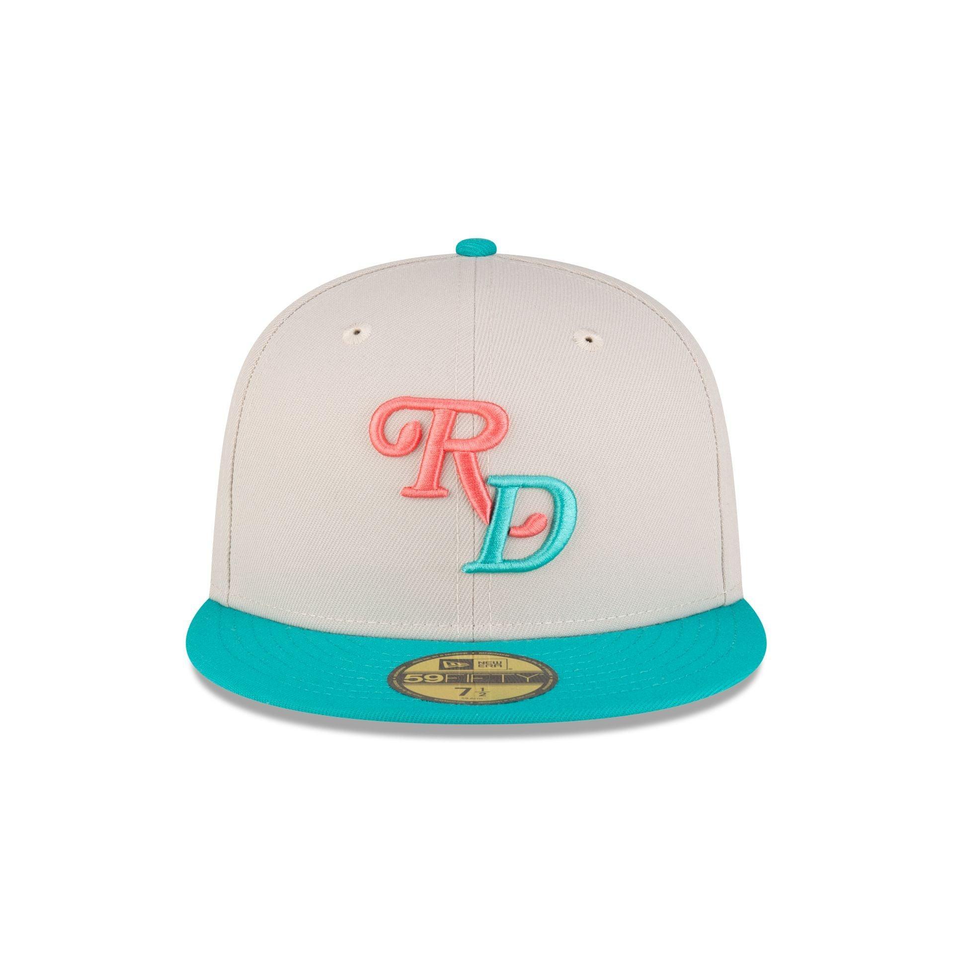Dominican Republic Teal Script 59FIFTY Fitted Hat Male Product Image