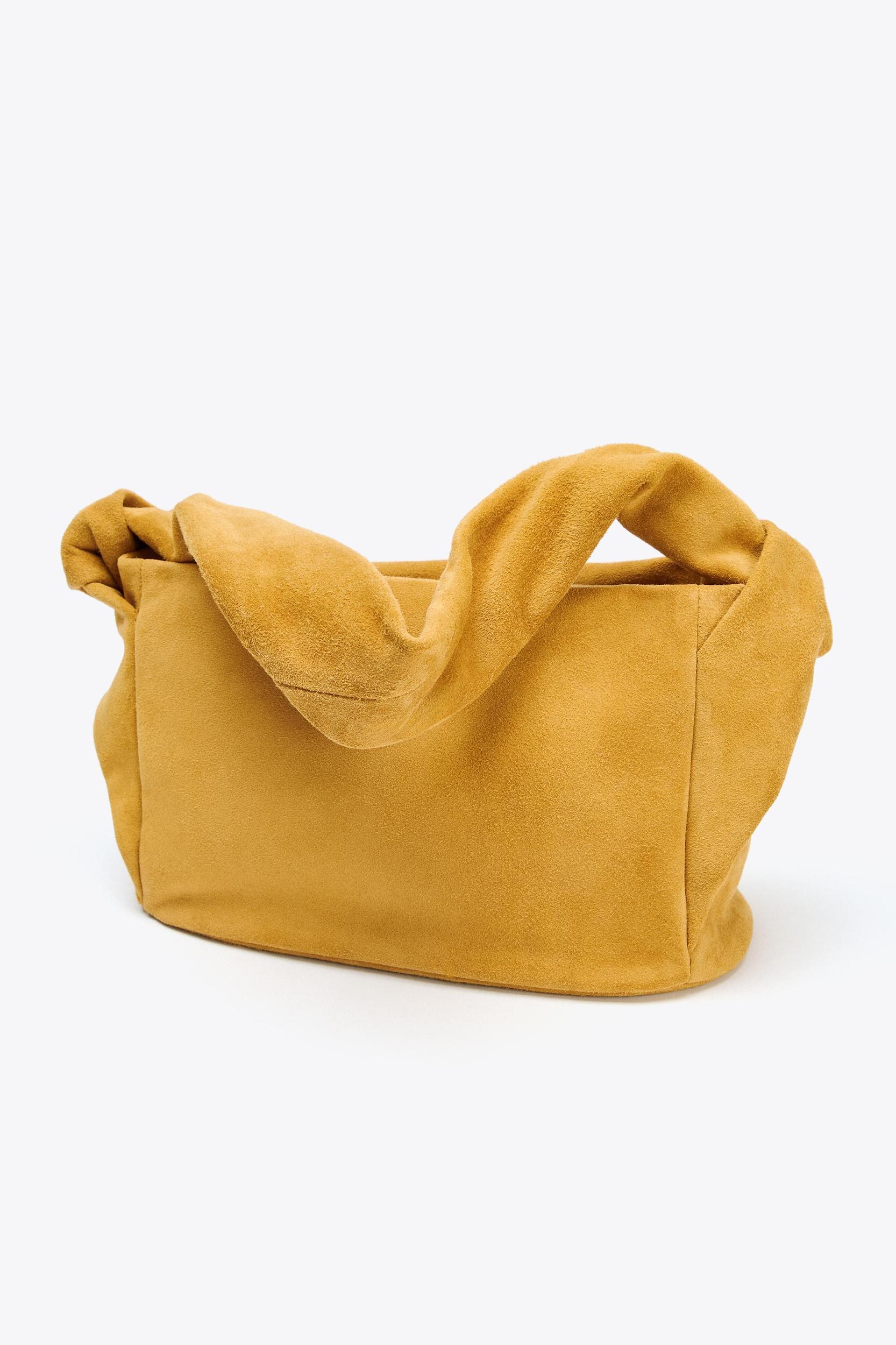 SPLIT LEATHER HANDBAG Product Image