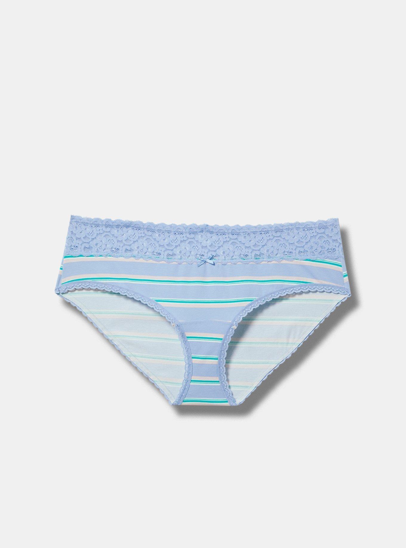 Mid-Rise Hipster Lace Trim Panty Product Image