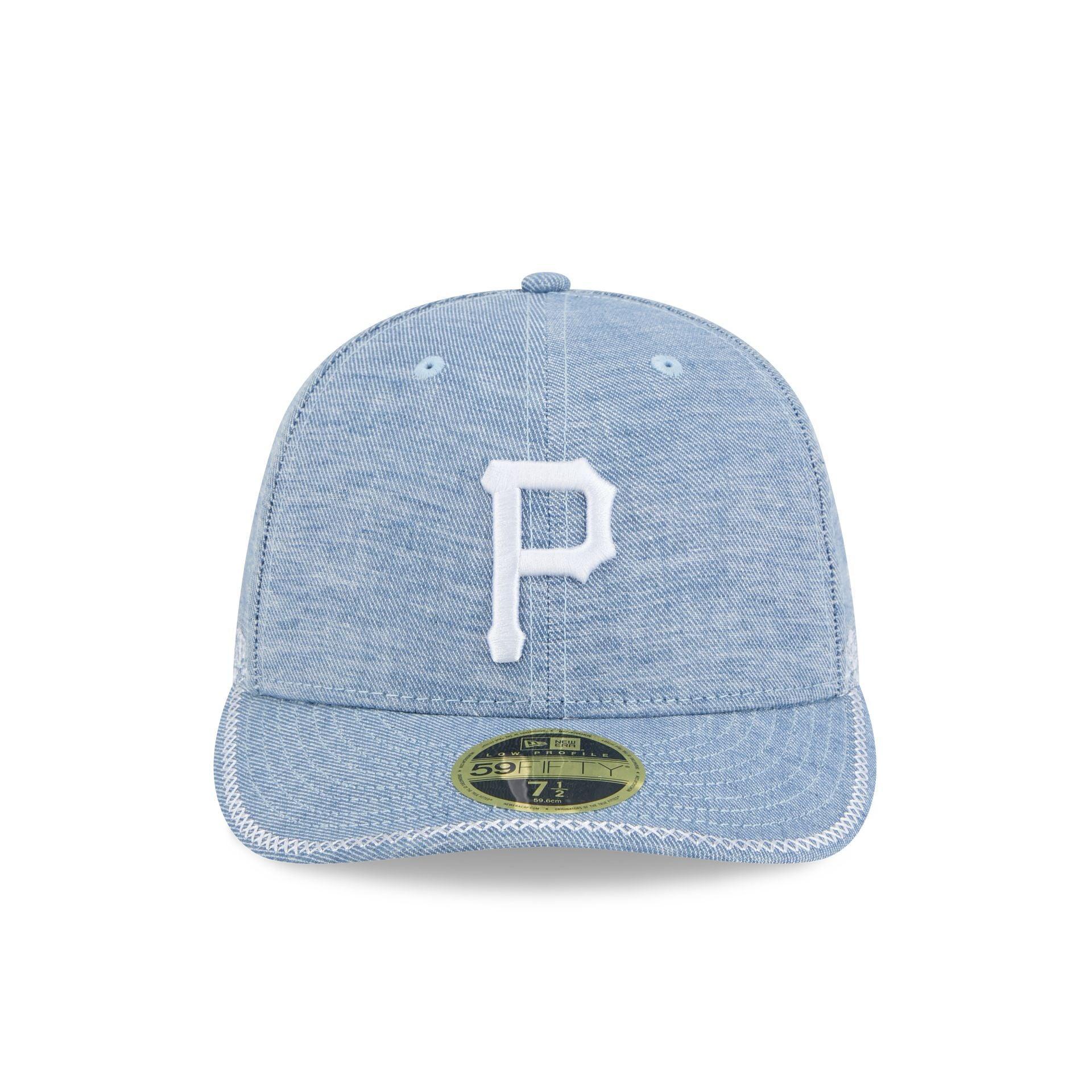 Houston Astros Hand Stitched Chambray Low Profile 59FIFTY Fitted Hat Male Product Image