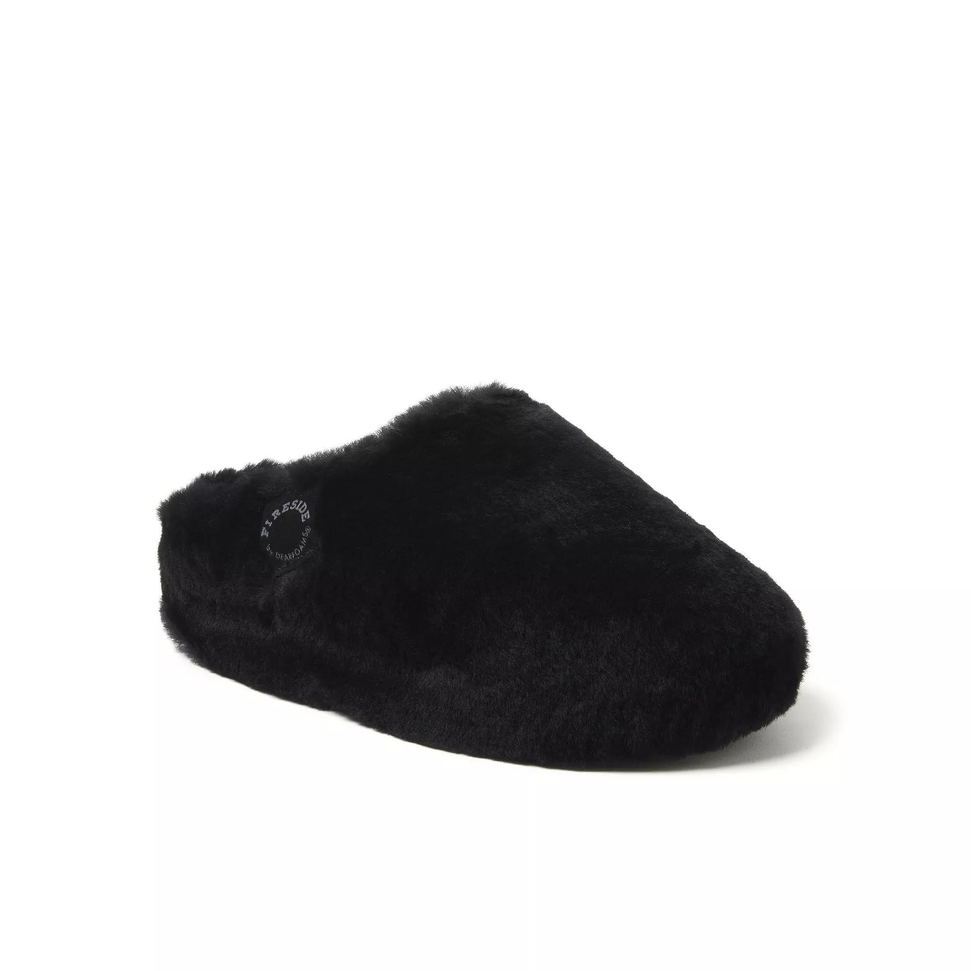 Fireside by Dearfoams Maryboro Women's Wrapped Platform Clog Slippers, Size: 7, Gray Product Image