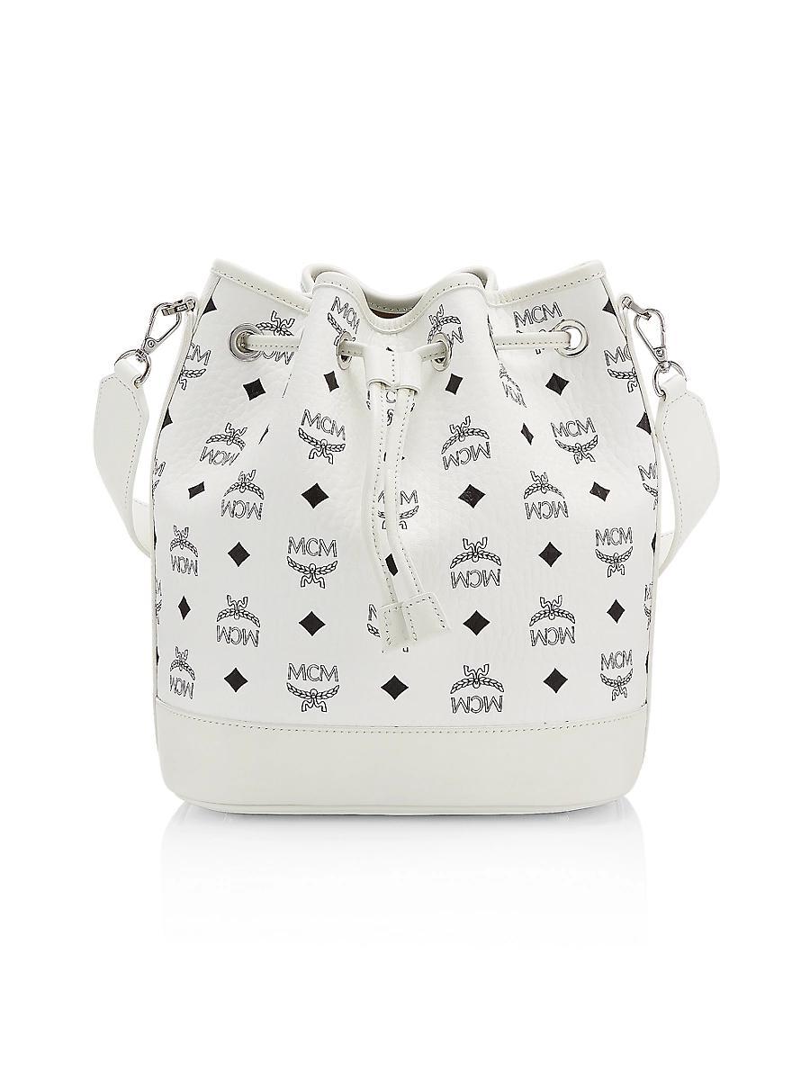 Womens Medium Dessau Visetos Coated Canvas Drawstring Bag Product Image