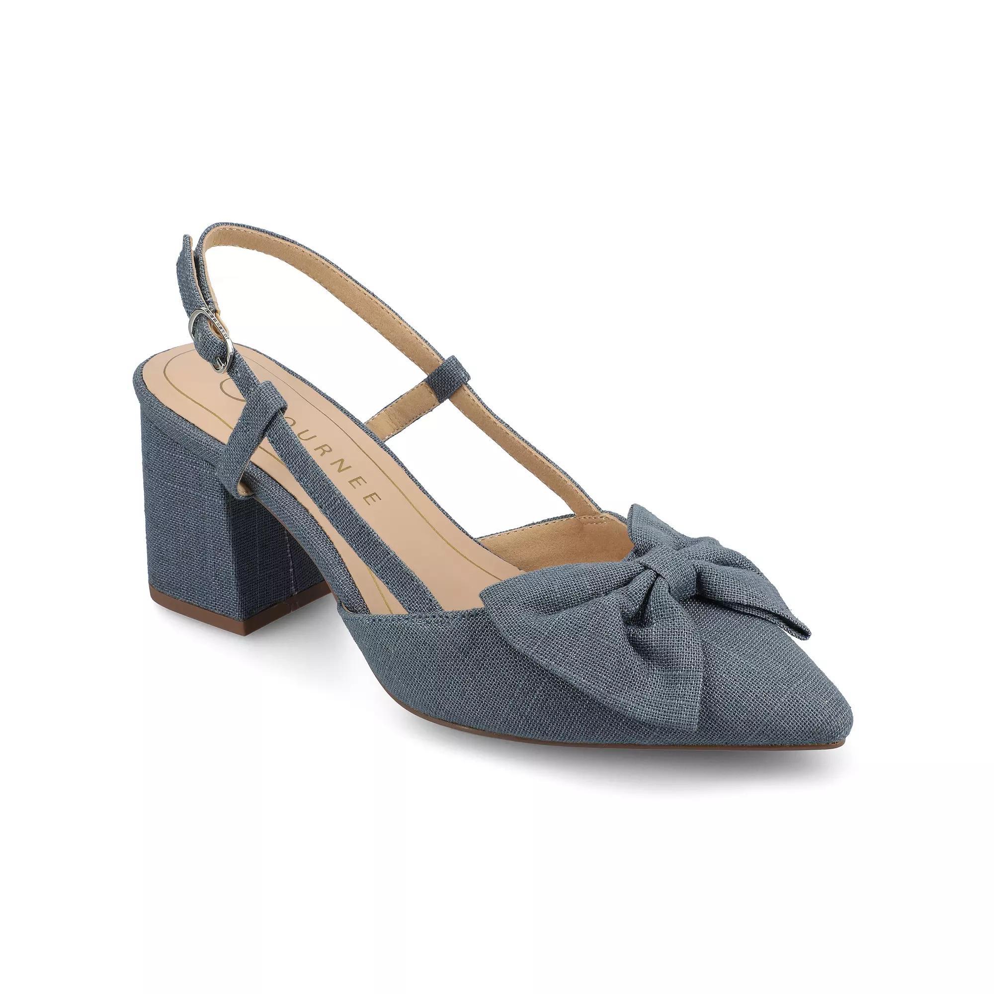 Journee Tailynn Womens Dressy Pumps Blue Product Image