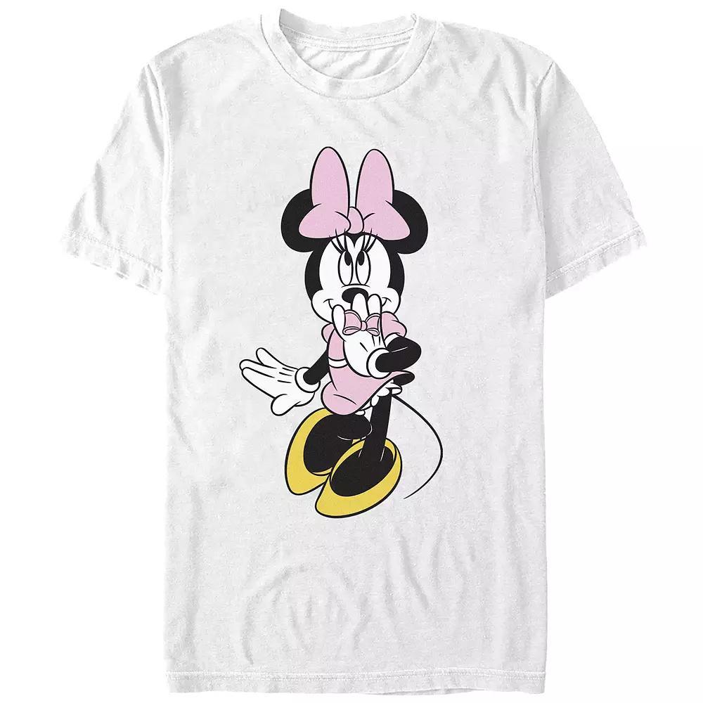 Disney's Minnie Mouse Giggle Juniors' Graphic Tee, Women's, Size: Small, White Product Image