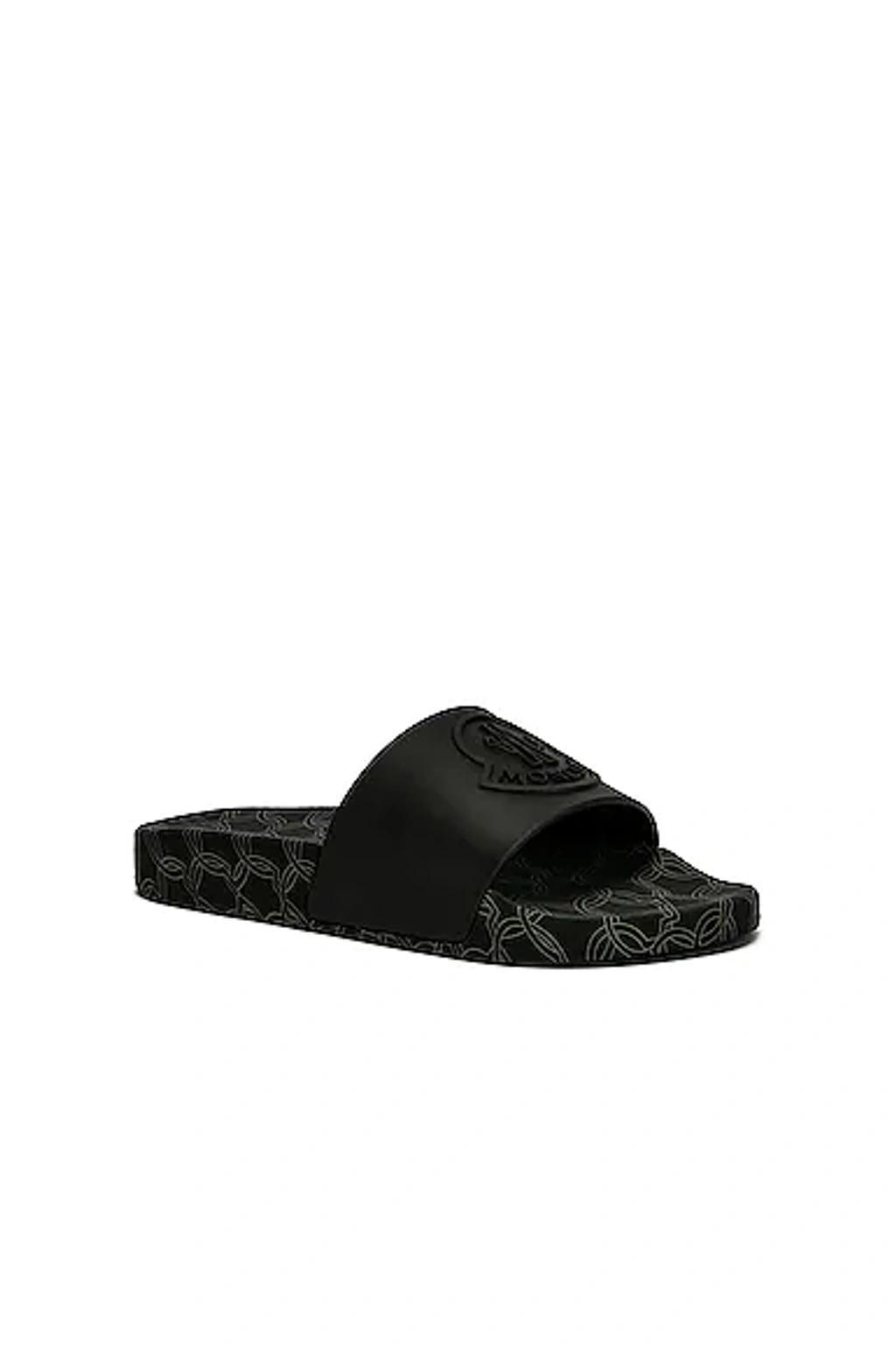 MONCLER Jeanne Slide Sandal In Black Product Image