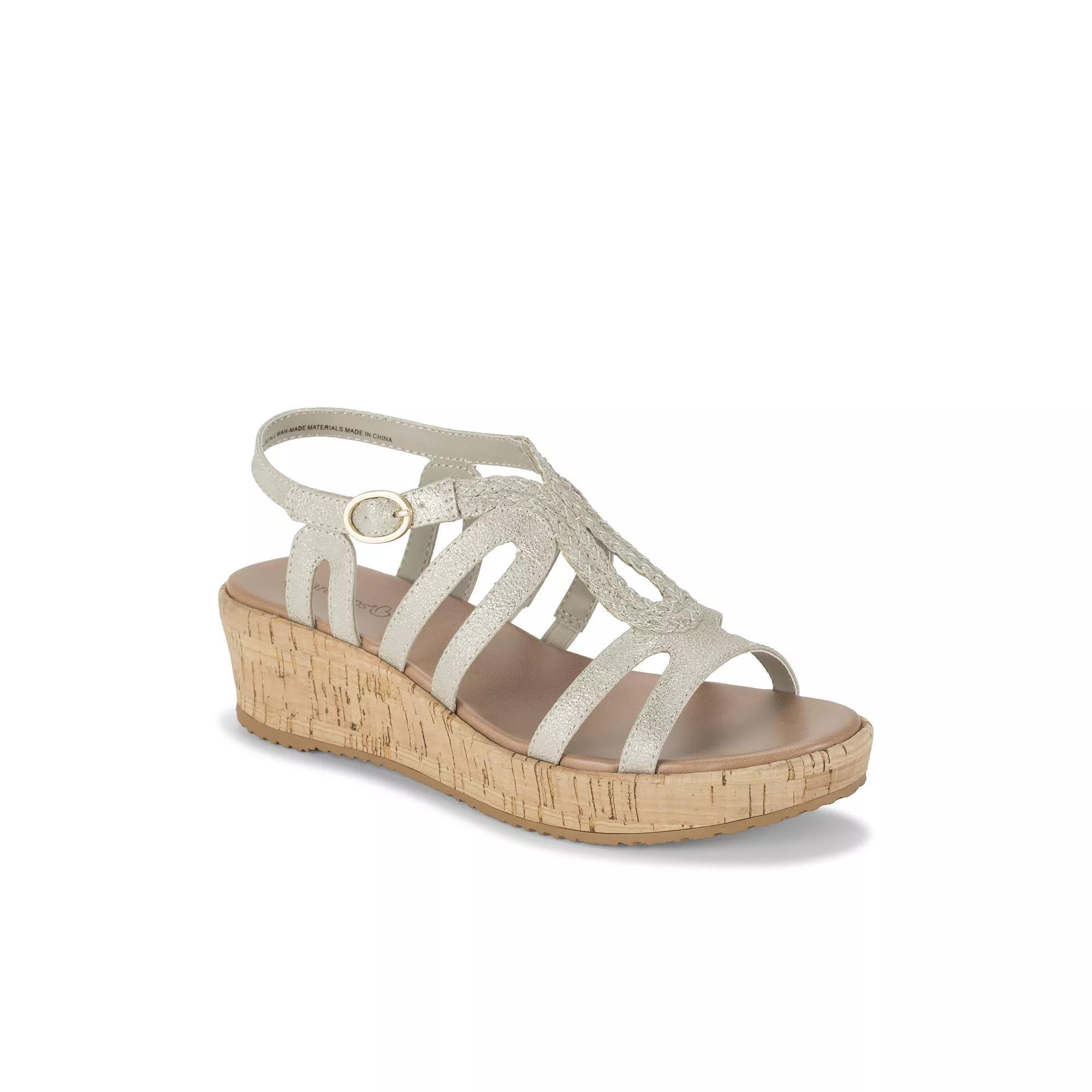 Baretraps Wilma Women's Wedge Sandals, Size: 9.5, Beige Product Image