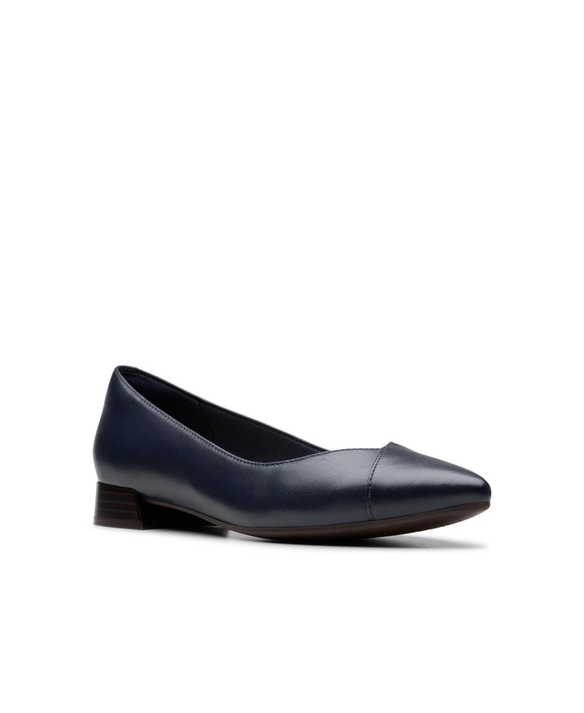 Clarks® Natalyn Wish Women's Leather Slip-On Loafer Shoes, Size: 6.5, Black Product Image