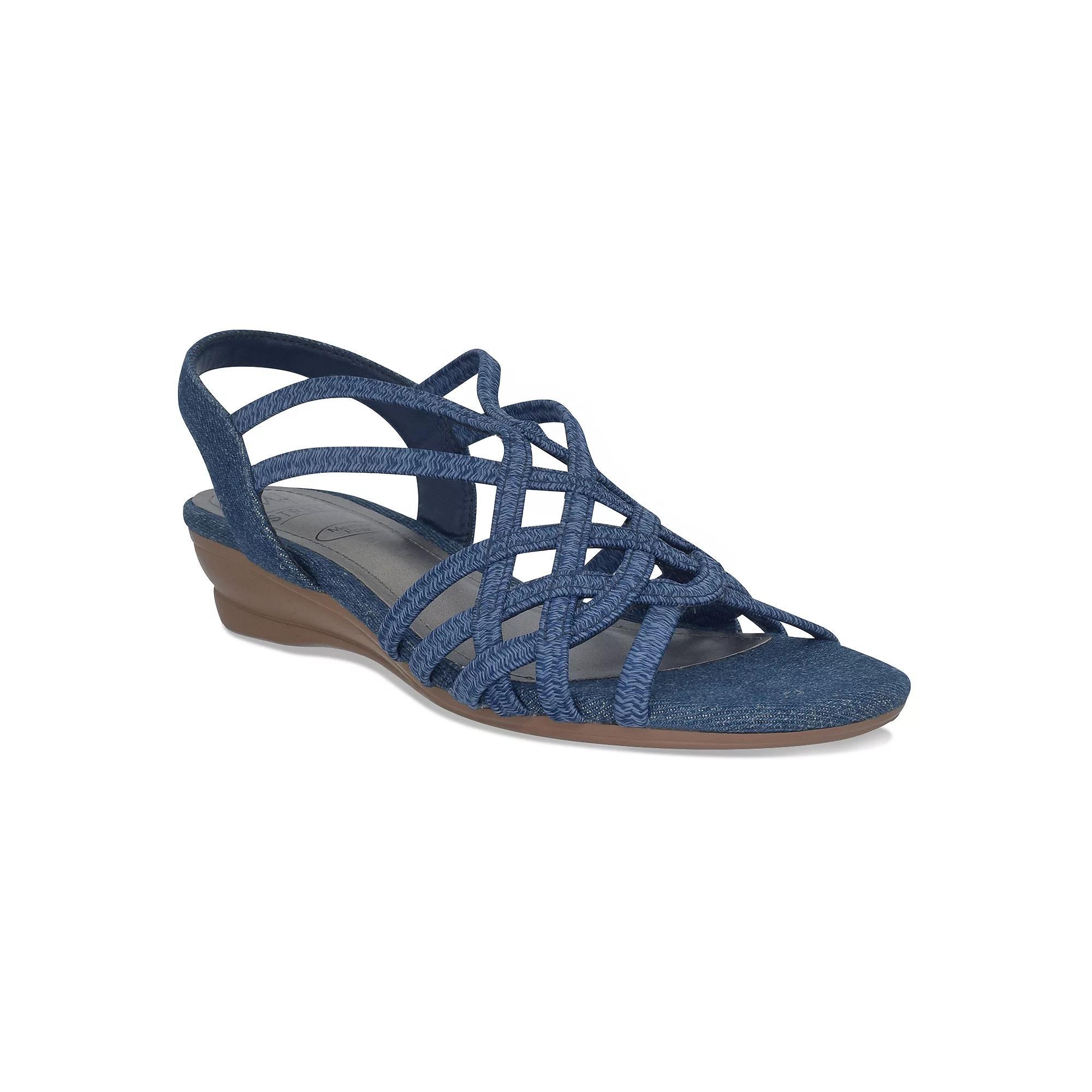 Impo Raya Women's Stretch Elastic Sandals, Size: 10 Medium, Blue Product Image