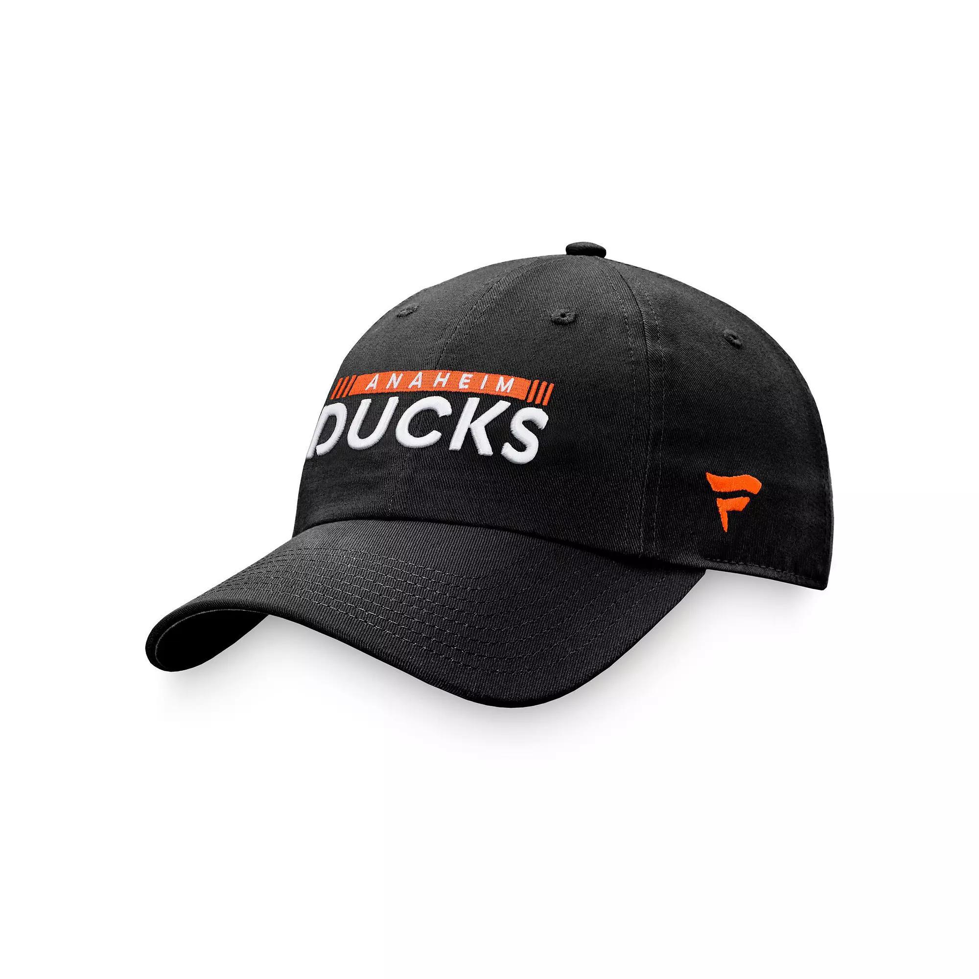 Men's Fanatics Branded Black Anaheim Ducks Authentic Pro Rink Adjustable Hat, Dks Black Product Image