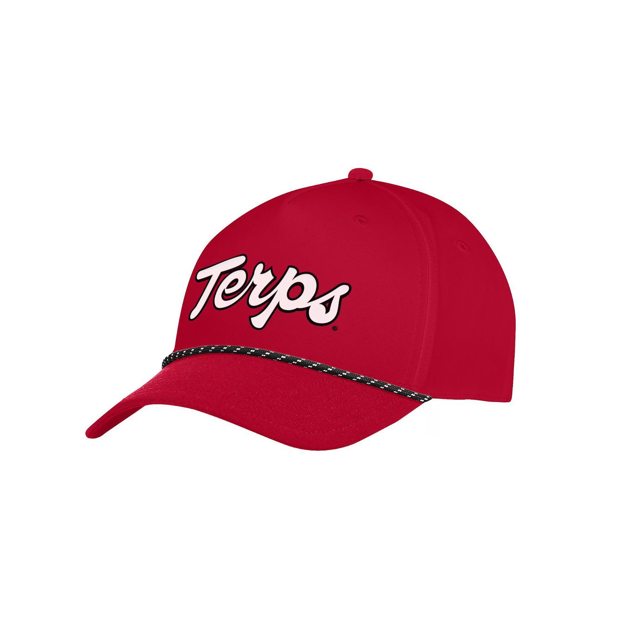 Men's Under Armour  Red Maryland Terrapins Driver Rope Adjustable Hat Product Image