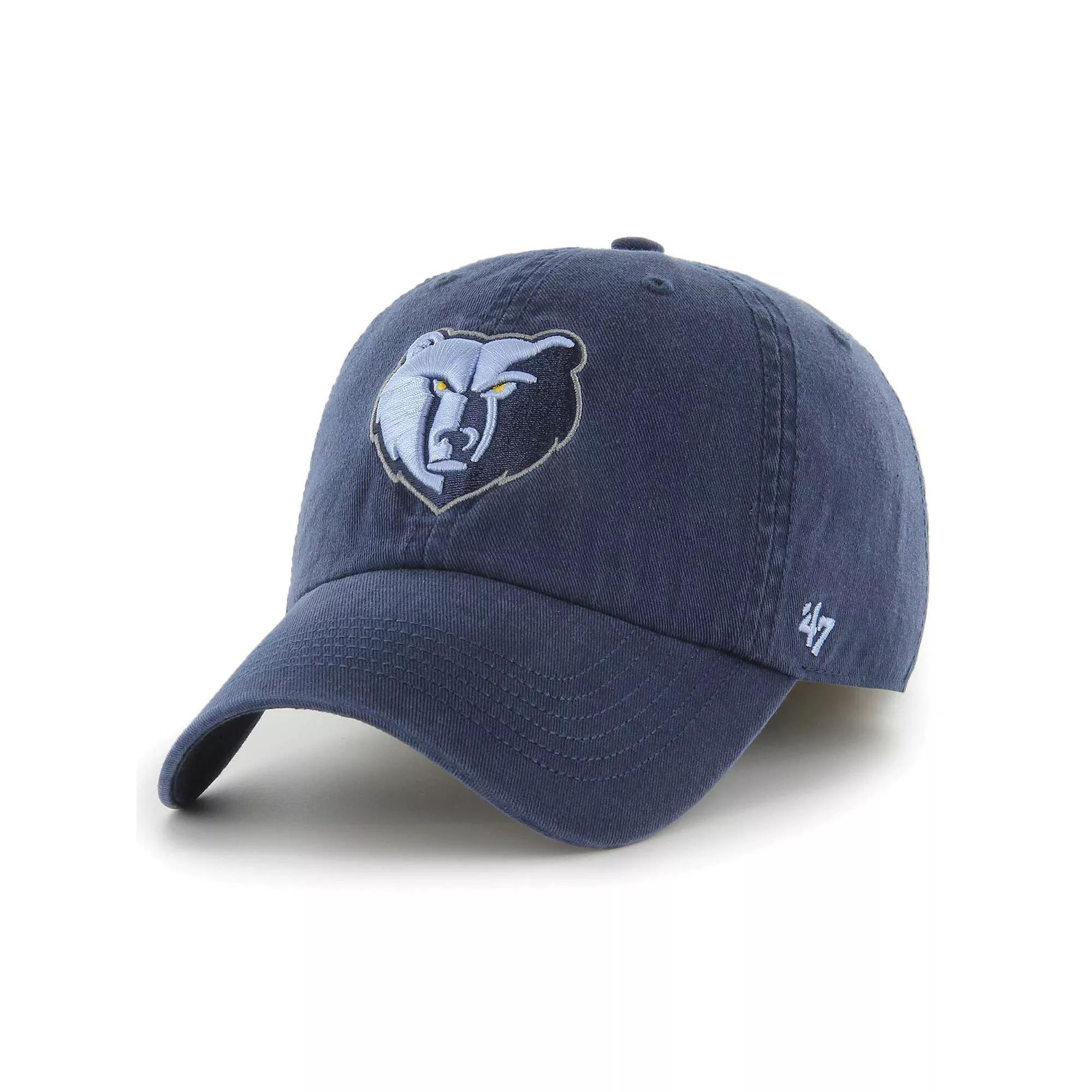 Men's '47 Navy Memphis Grizzlies  Classic Franchise Fitted Hat, Size: Large, Grz Blue Product Image