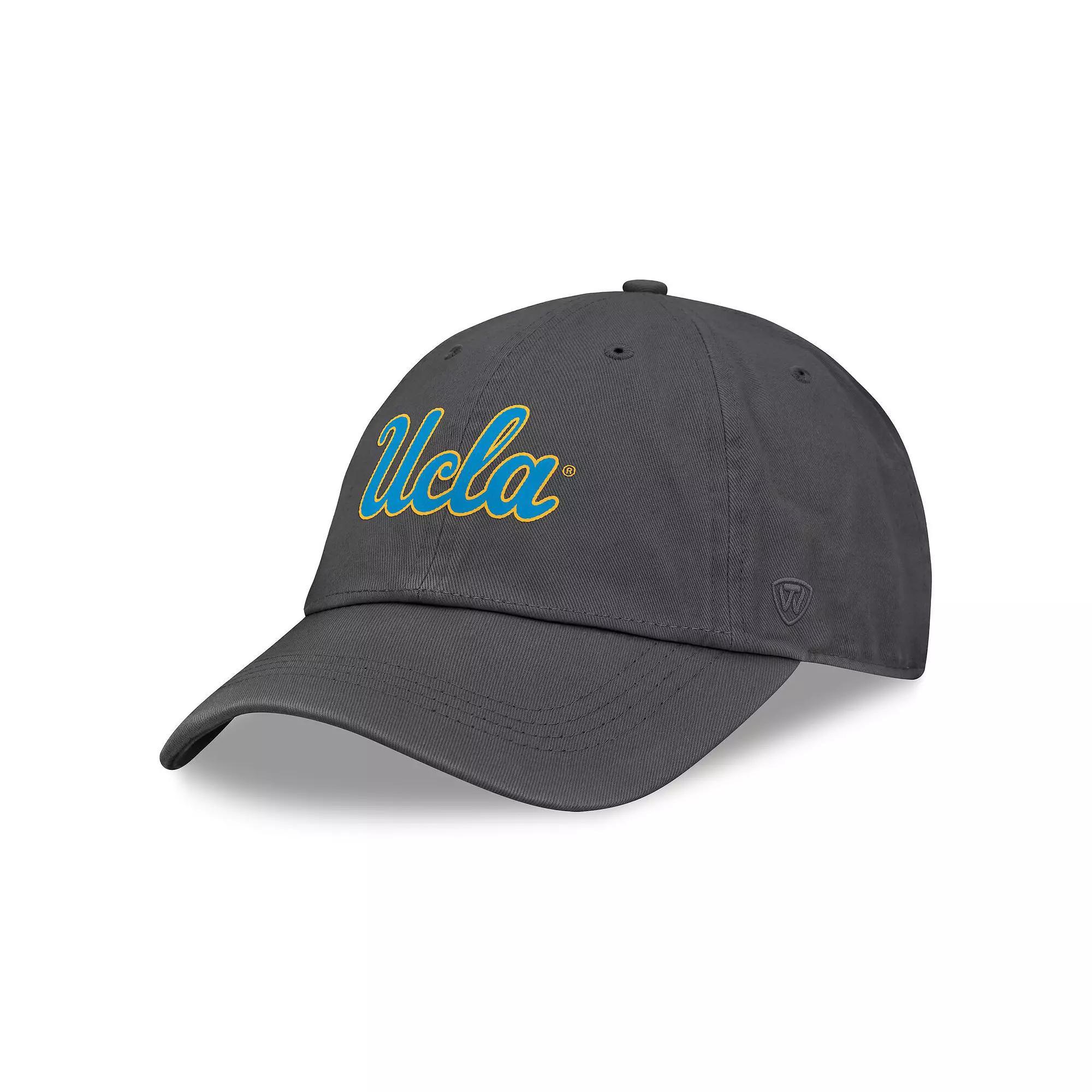 Men's Top of the World Heather Charcoal UCLA Bruins Team Logo Washed Adjustable Hat Product Image