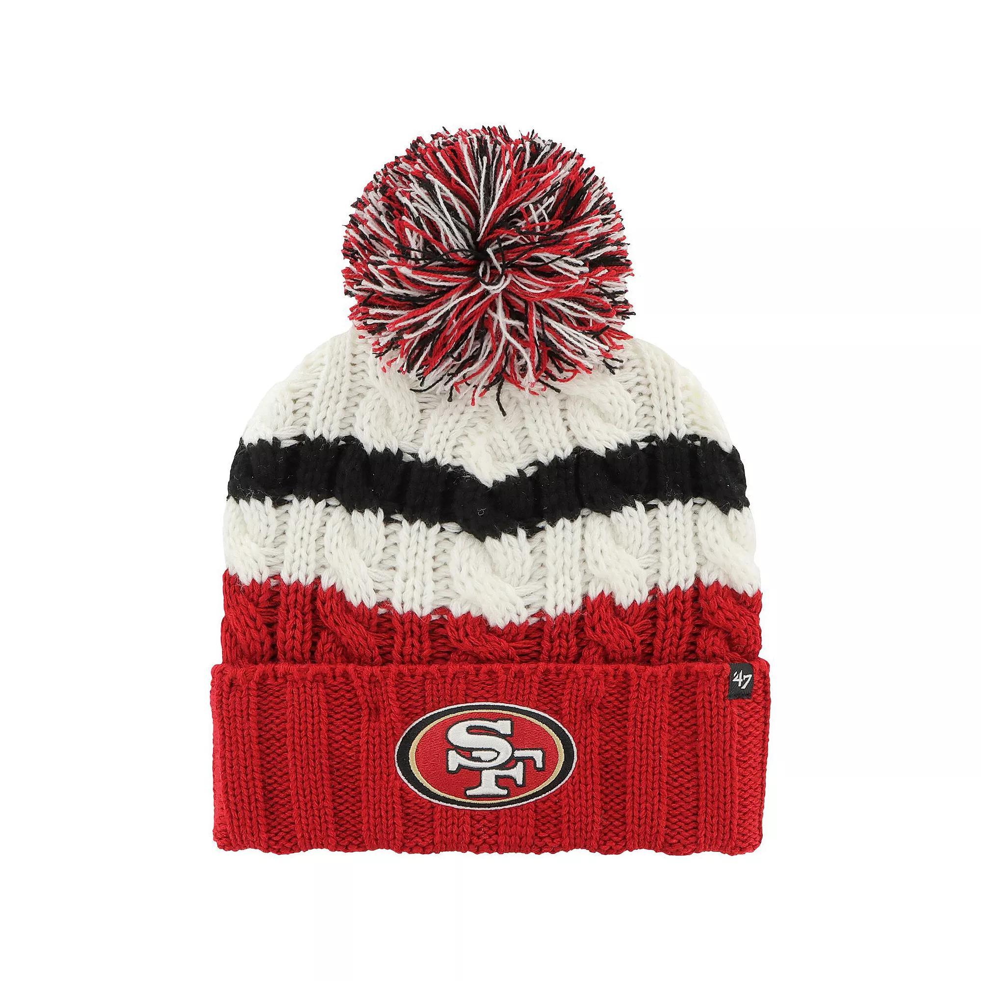 Womens 47 San Francisco 49ers Ashfield Cuffed Knit Hat with Pom Product Image