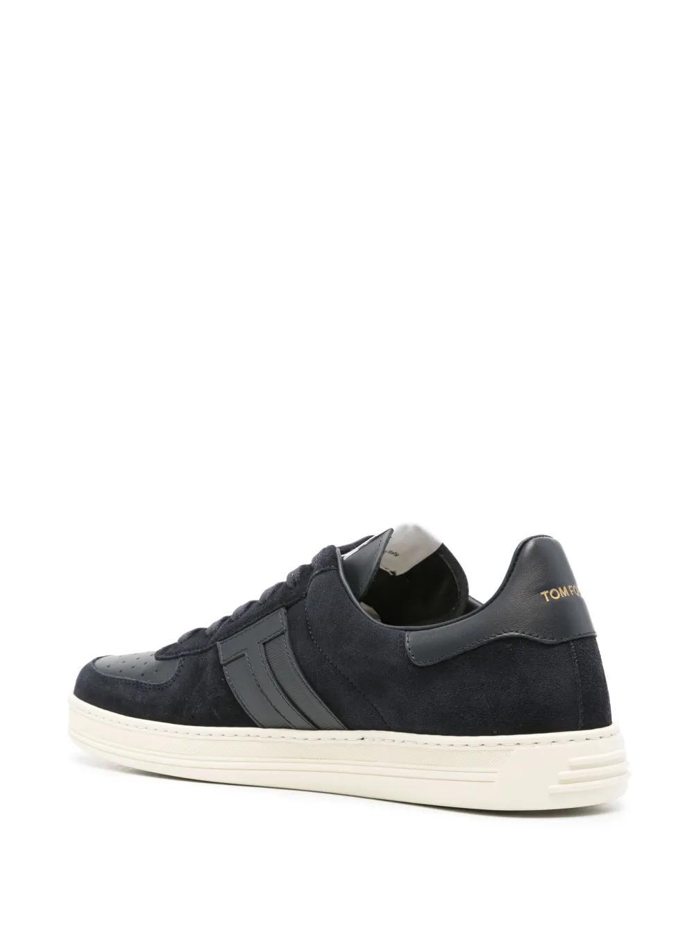 T-patch suede sneakers Product Image