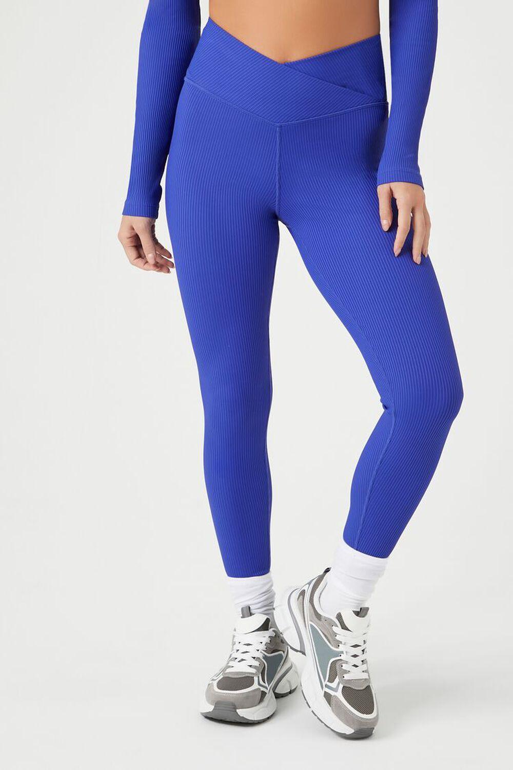 Active Ribbed Surplice Leggings | Forever 21 Product Image