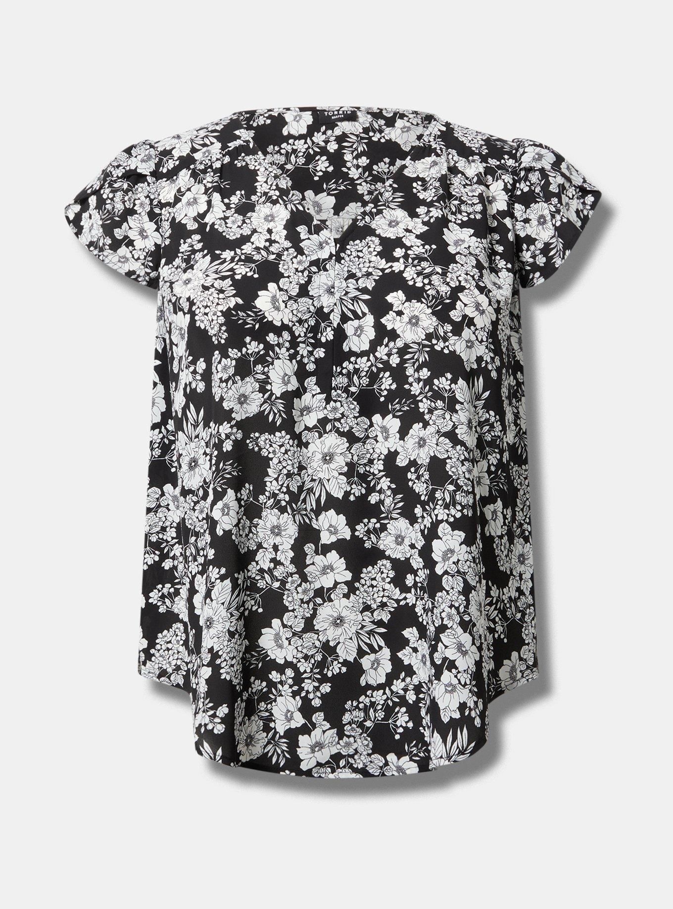 Harper Georgette Hook & Eye Blouse Product Image