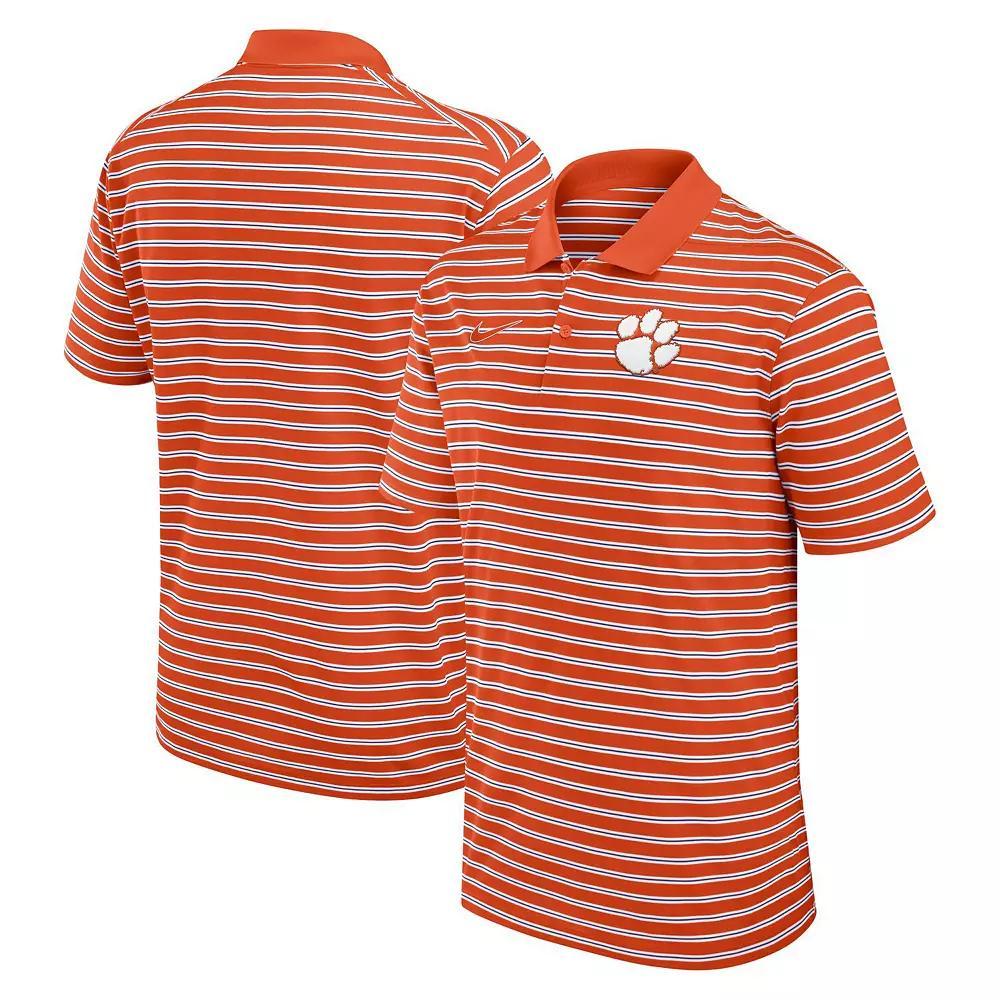 Men's Nike Anthracite/White Tennessee Volunteers Primetime Victory Striped Performance Polo, Size: XXL, Grey Product Image