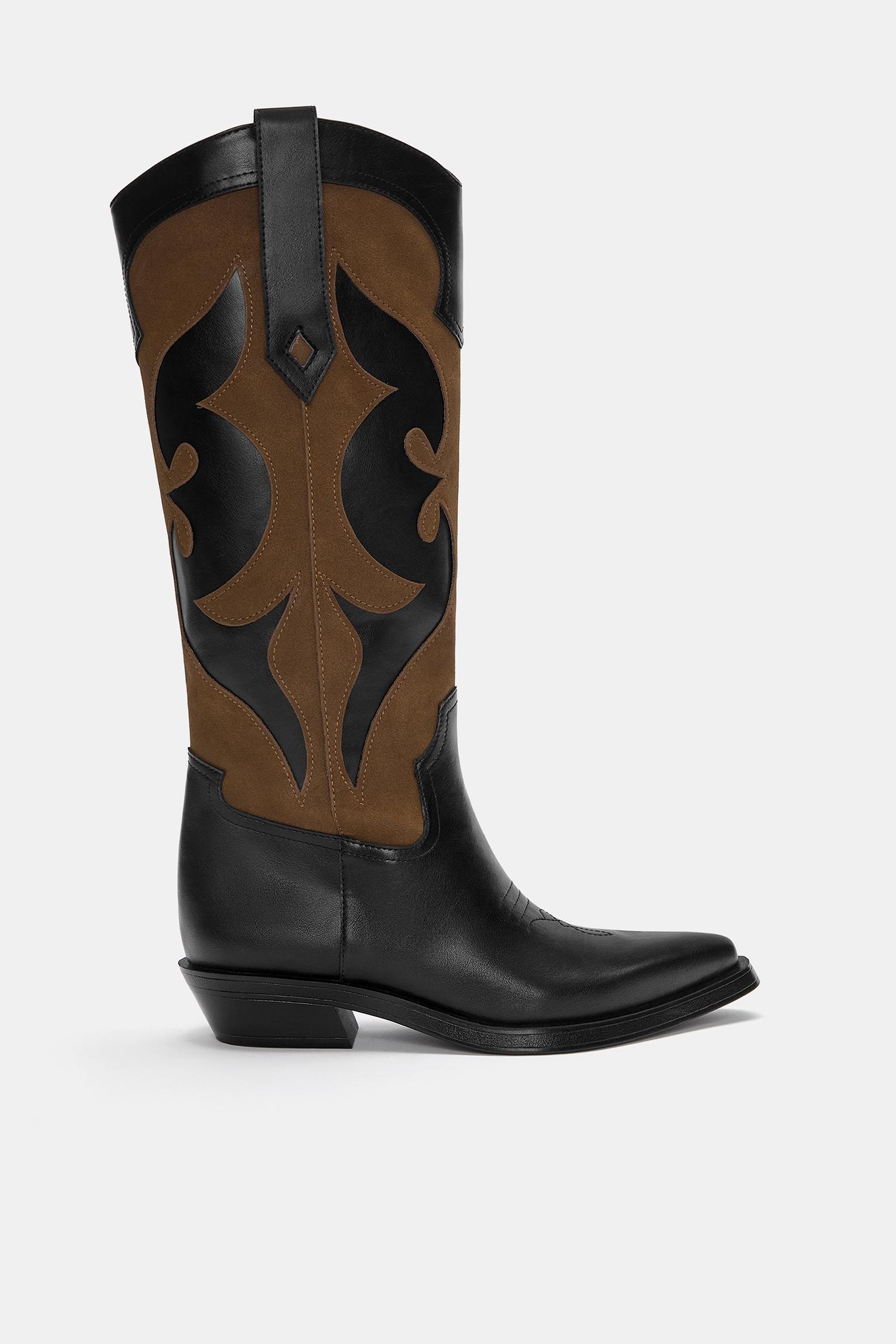 Contrast cowboy boots Product Image