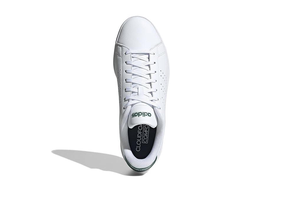 adidas Advantage 2.0 Men's Shoes, Size: 13, White Black Green Product Image