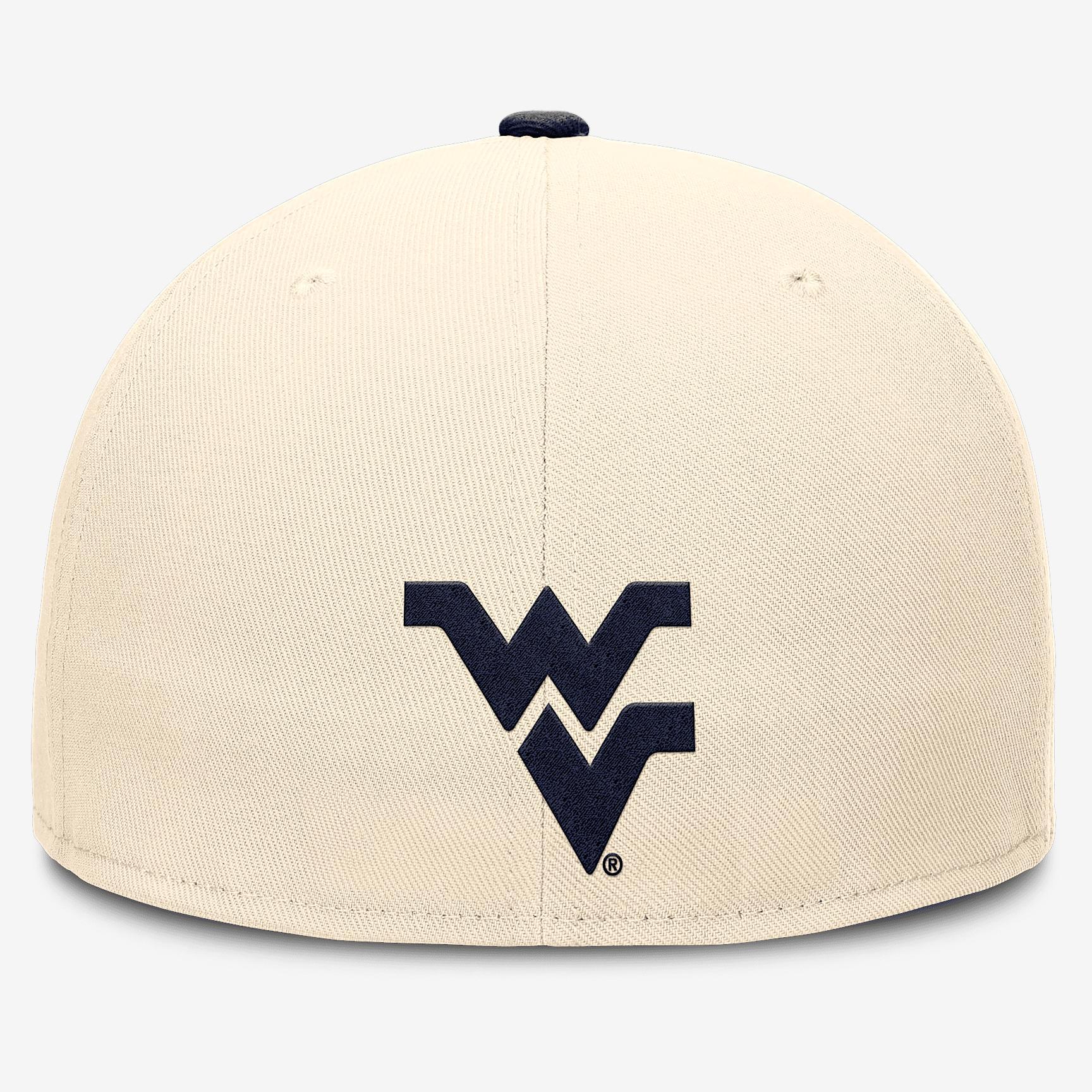 West Virginia Mountaineers Primetime True Nike Men's Dri-FIT College Fitted Hat Product Image