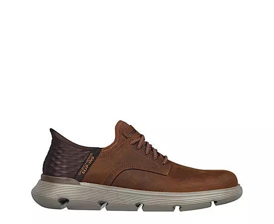 Skechers Hands Free Slip-ins® Garza Gervin Men's Shoes, Size: 13, Dark Brown Product Image