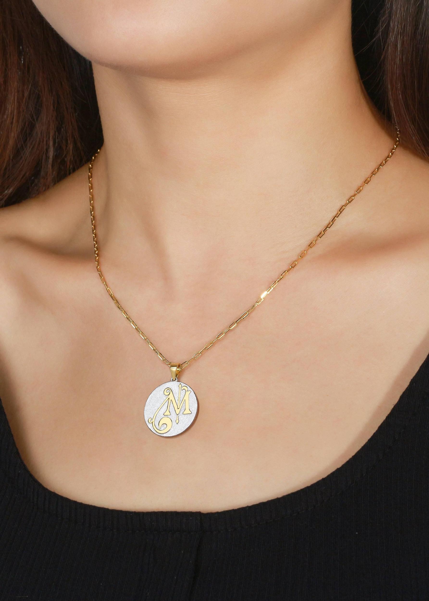 Saints & Saviors Fancy Initial K Pendant Necklace Product Image