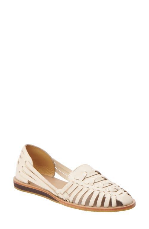 Woven Leather Sandals Product Image