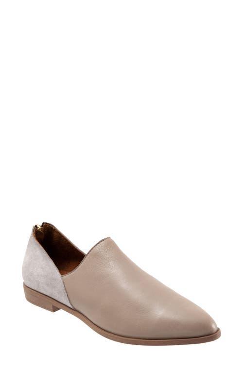 Bueno Beau Leather and Suede Back Zip Loafers Product Image