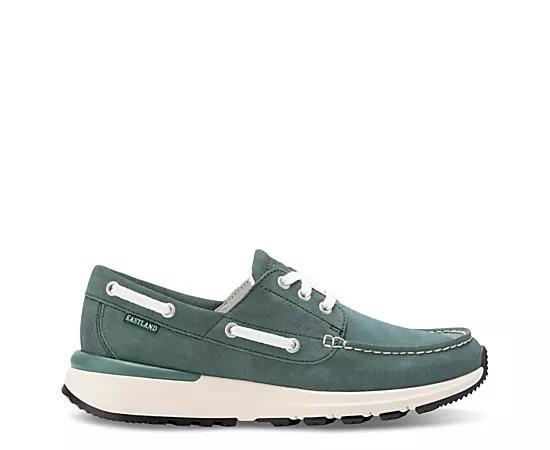 Eastland Leap Trainer Men's Leather Boat Shoes, Size: 8.5, Green Product Image