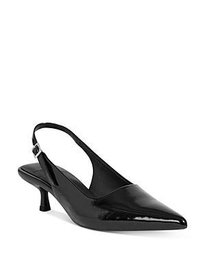 Vagabond Womens Lykke Pointed Toe Kitten Heel Slingback Pumps Product Image