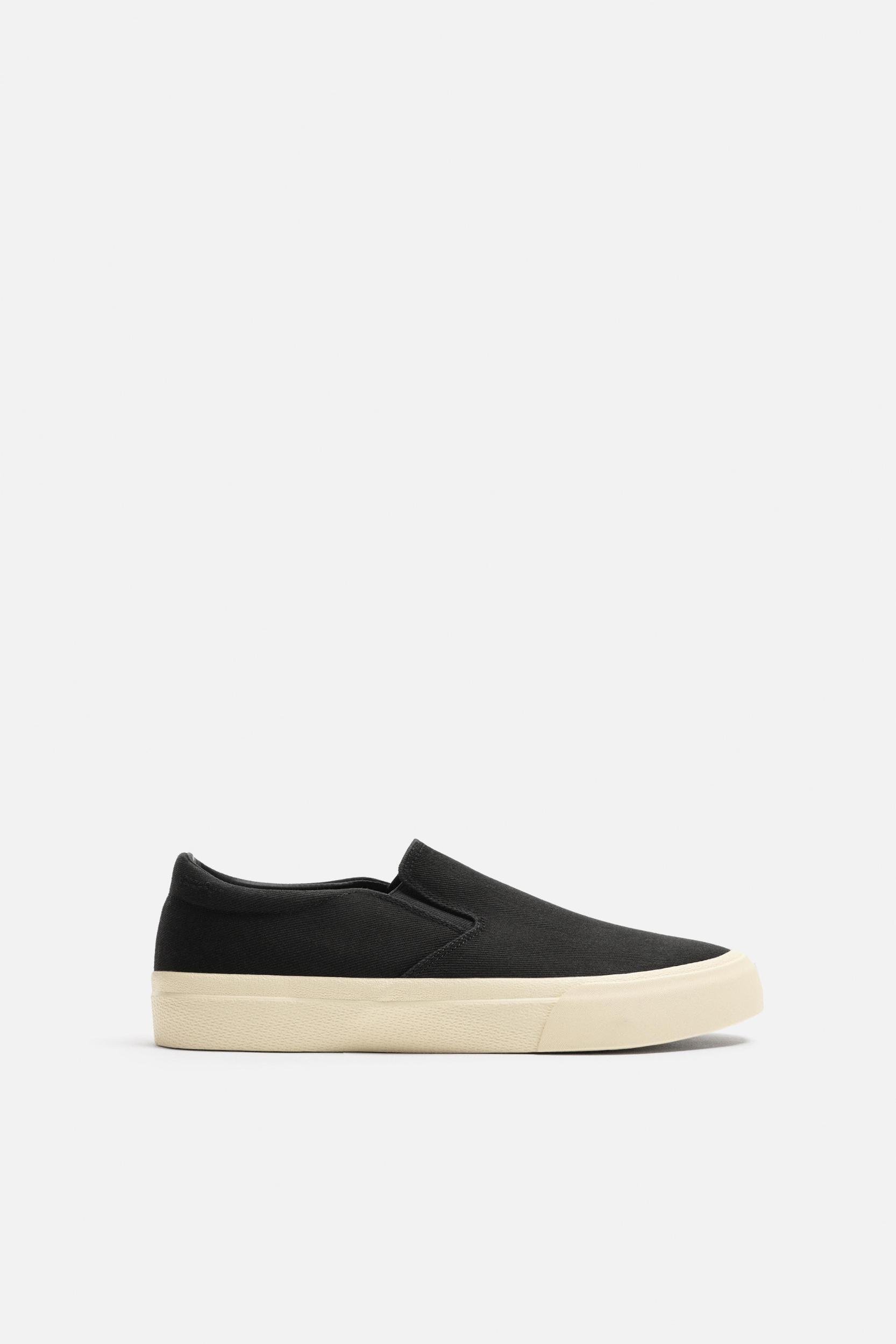 FABRIC LACELESS SNEAKERS Product Image