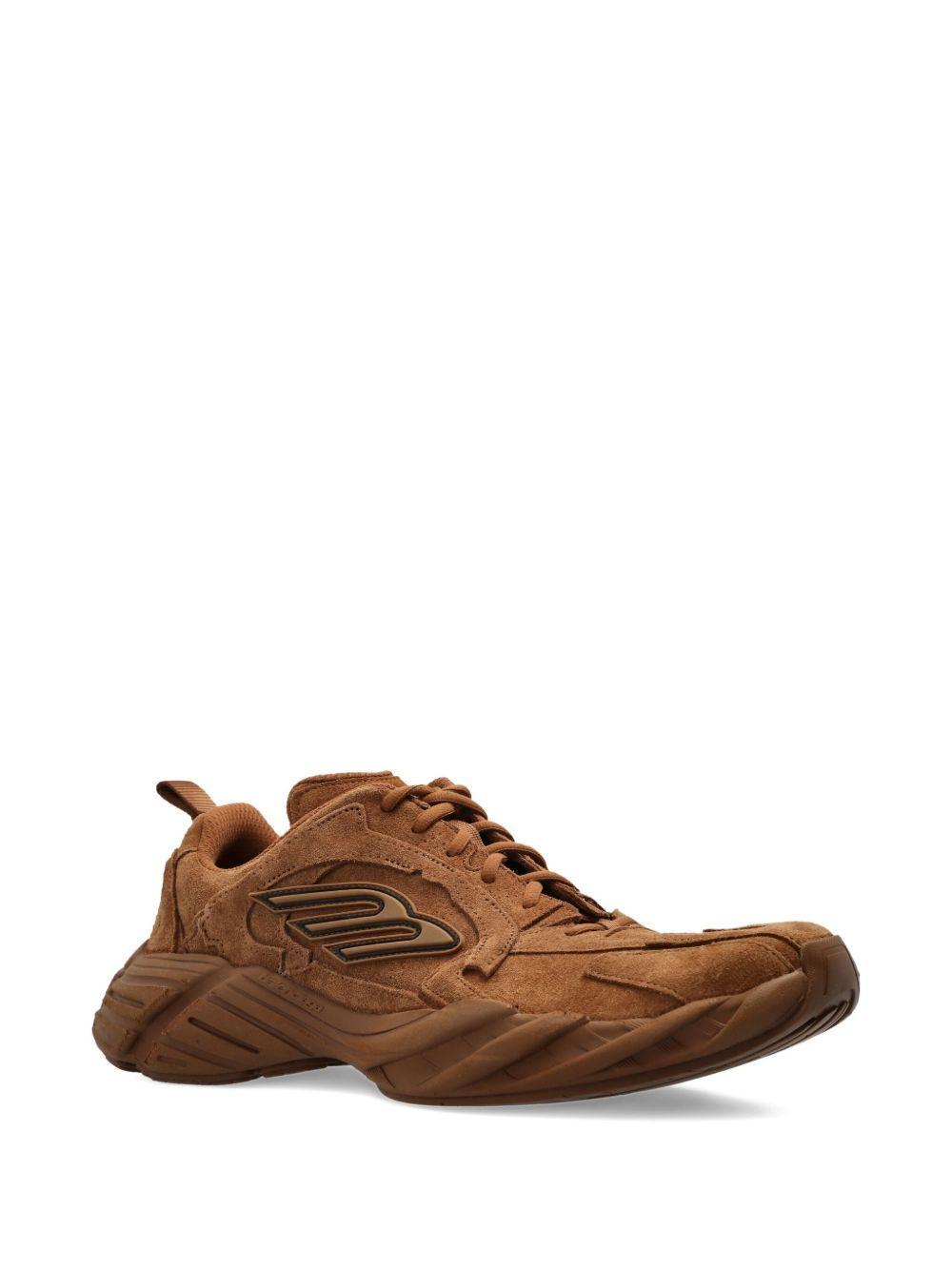suede logo-detail trainers Product Image