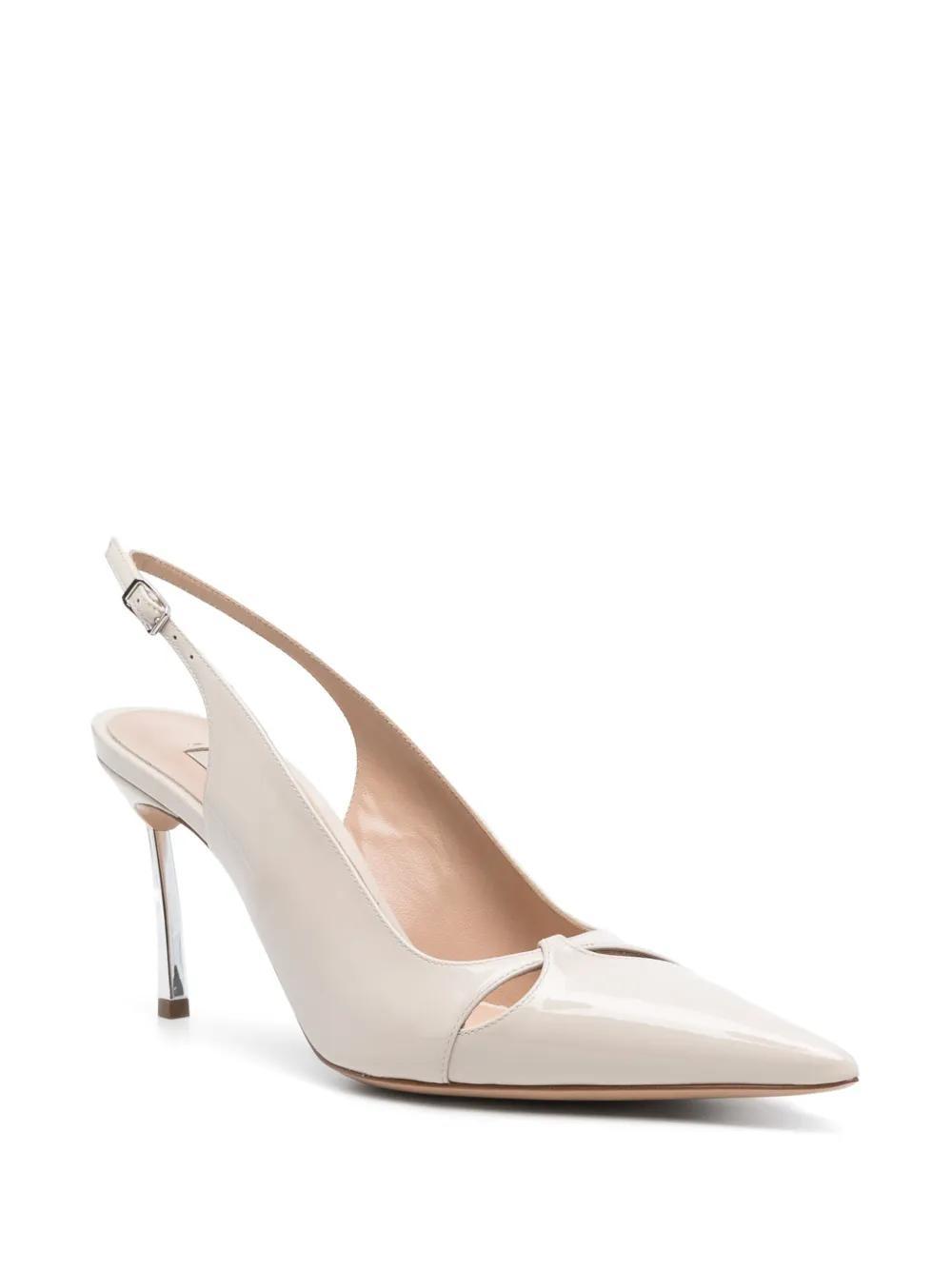 CASADEI 90mm Blade Pumps In Neutrals Product Image